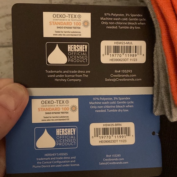 Hershey’s Candy Junk Food Snacks Ankle Socks Bundle - Picture 4 of 4